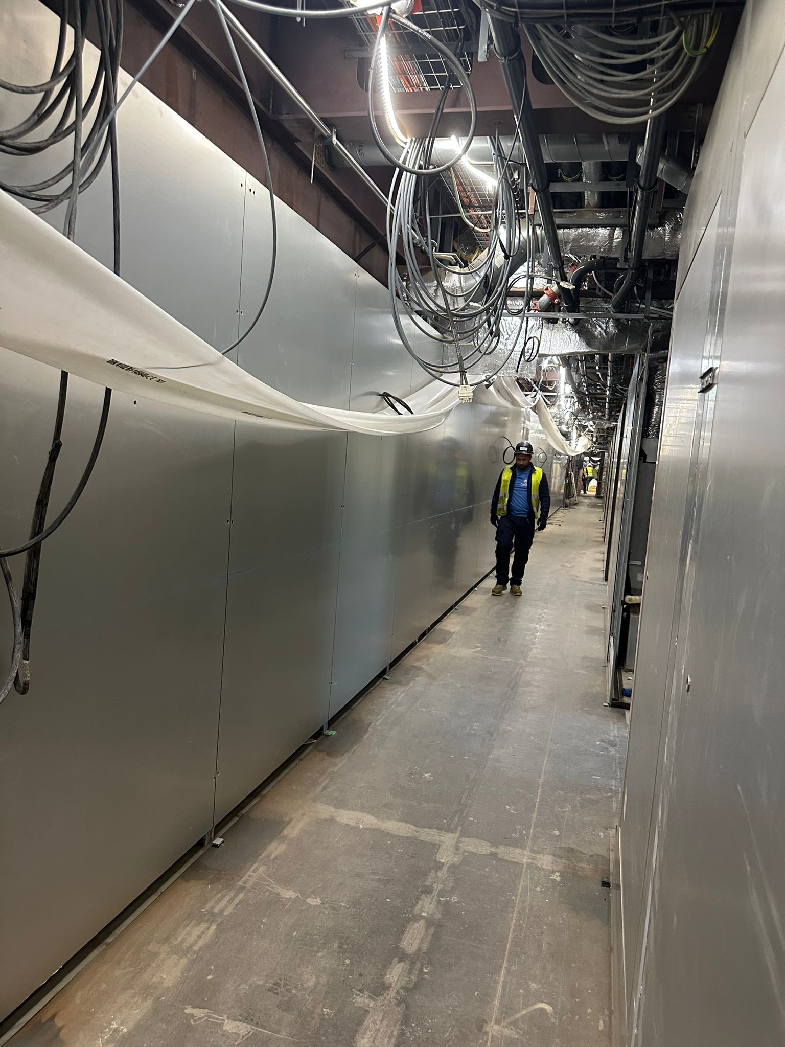 On-board corridor works
